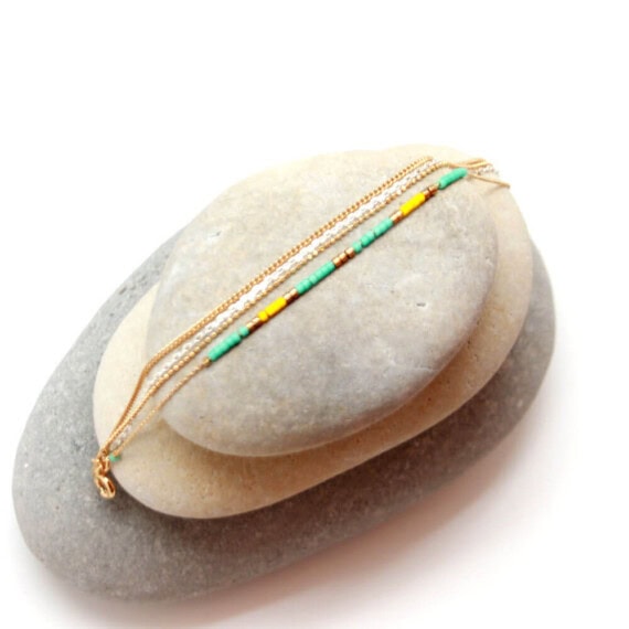 Bracelet Alexandra Caraïbes-Mimosa