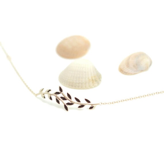 bracelet feuilles nature Poisson Plume