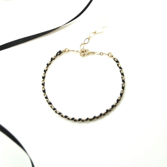 bracelet doré à l'or fin Made in France