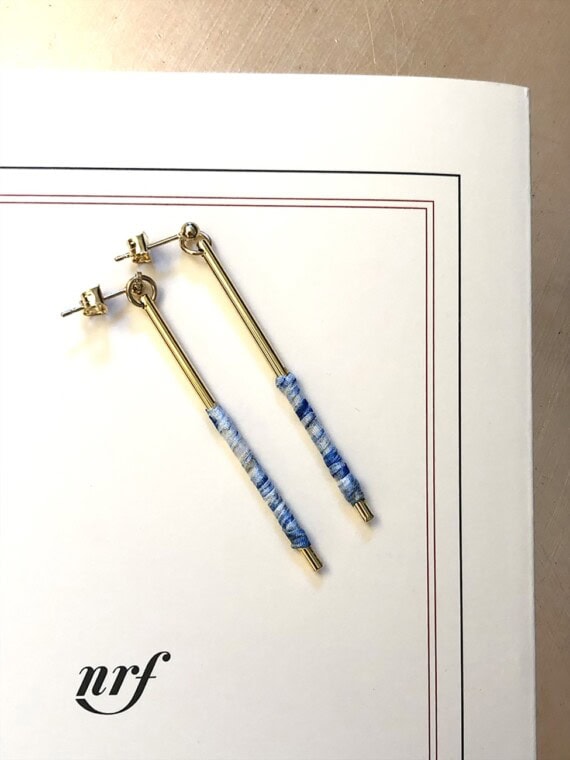 Boucles Shibori Tiges – Image 2