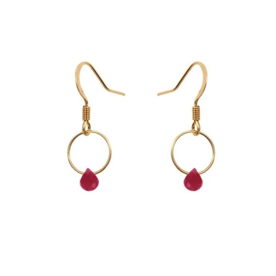 Boucles d'oreilles pendantes pamela de caroline najman
