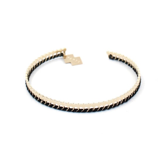 Bracelet fantaisie doré et noir