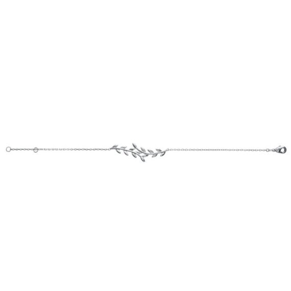 Bracelet Leaves, en forme de feuilles en argent
