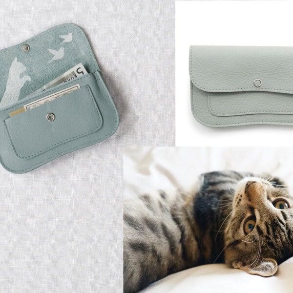 La marque de porte-monnaie, pochettes et sacs en cuir Keecie chez Poisson Plume