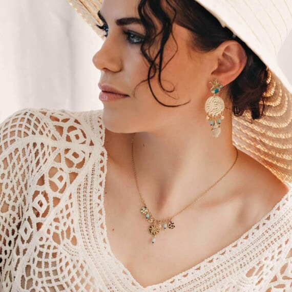 Collier de créateur motifs ocean made in France