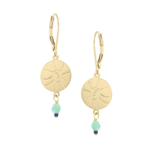 boucles d'oreilles océan dotrées de petites perles