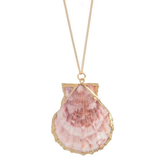 sautoi coquillage rose doré à l'or fin Dear Charlotte