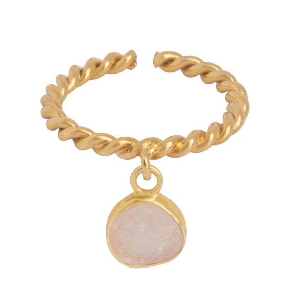bague torsadée grelot quartz rose dera charlotte collection printemps ete Hanoï