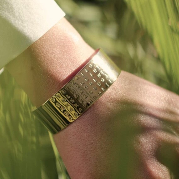Bracelet jonc Amour, chez Poisson Plume