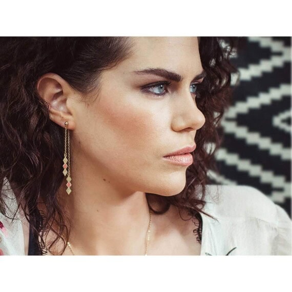boucles d'oreilles Tazzarine dorées à l'or fin made in france
