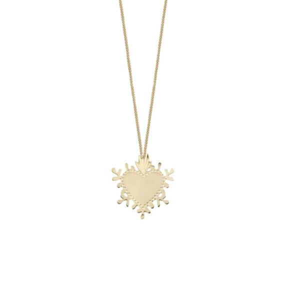 collier coeur doré chez poisson plume