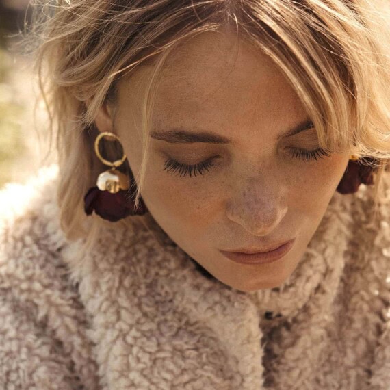 Boucles d'oreilles fleur Dulcita d'Elise Tiskis