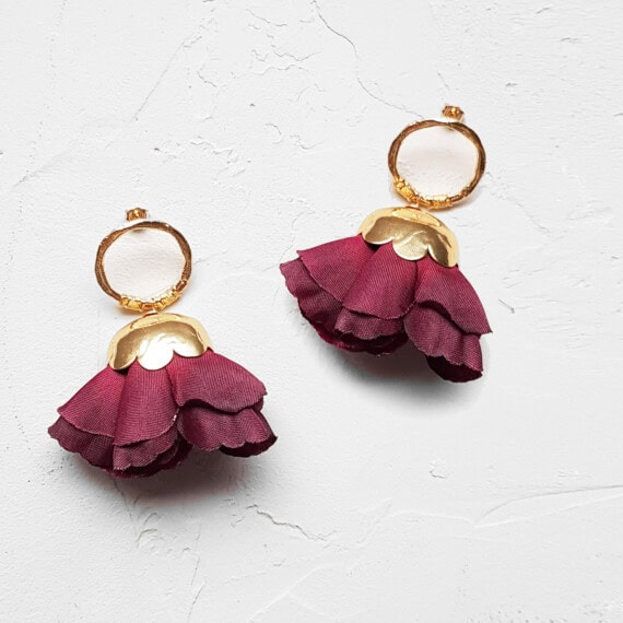 Boucles d'oreilles de créateur Maison Elise Tsikis Paris