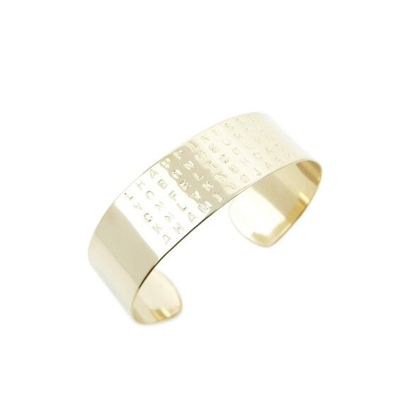 Bracelet Bonheur, made in France et gravé à la main, chez Poisson Plume