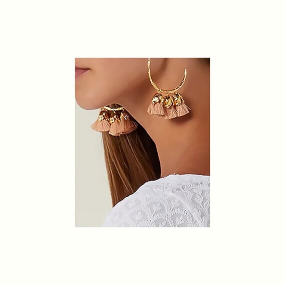 Créoles Choras - Rose – Image 4