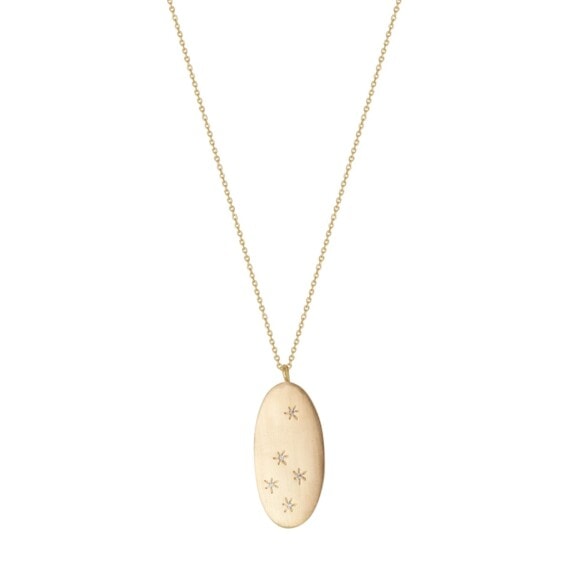 Collier médaille Céleste, avec des étoiles.