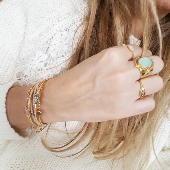 Bague Mila chevalière de Leticia Ponti