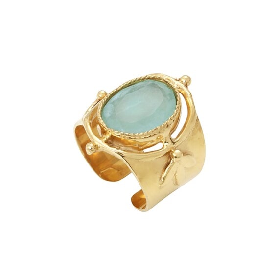 Bague mila calcedoine aqua