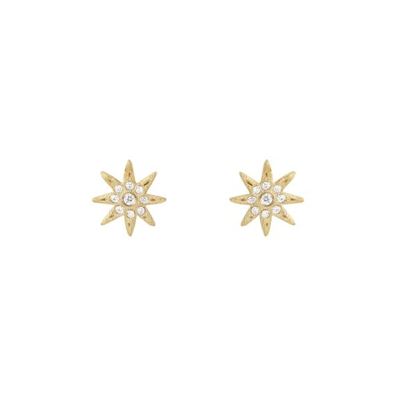 Boucles d'oreilles puces Electra, de la créatrice Louise Hendricks. En vete dans la bijouterie Poisson Plume