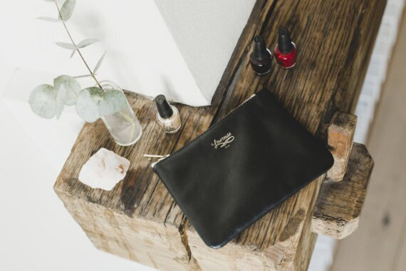 Porte-monnaie pochette dada noir