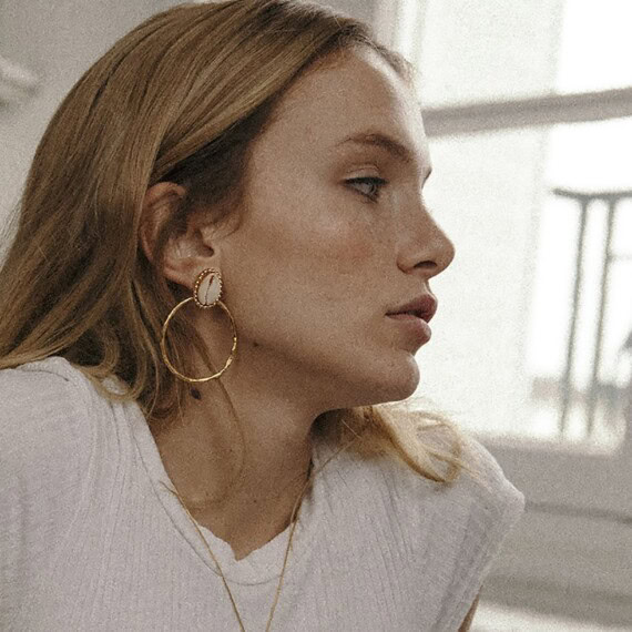 Boucles ELise Tsikis Creoles Cauri