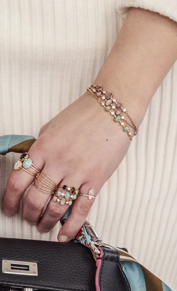Collection de bijoux Alexiane. Joncs Mimi