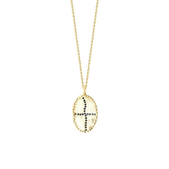 Zoom sur le collier Bazile Black, en vente chez Poisson Plume bijoux