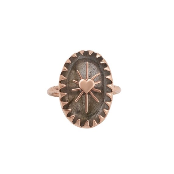 Bague Amulet Labradorite par Alexiane Bijoux chez Poisson Plume bijouterie