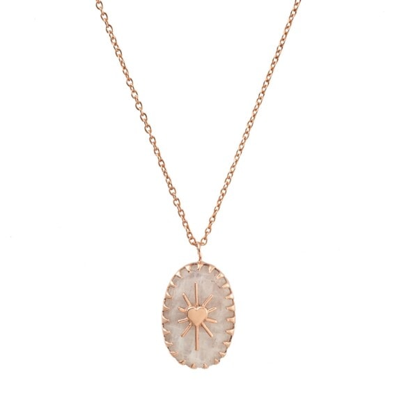 collier amulet blanc irisé Alexiane Bijoux chez PoissonPlume