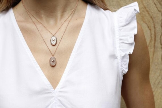 Collier amulet d'LExiane bijoux chez PoissonPlume