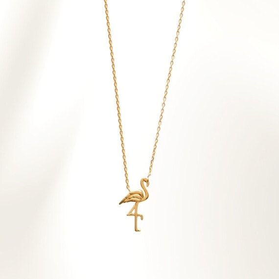 collier jean le flamant zoom