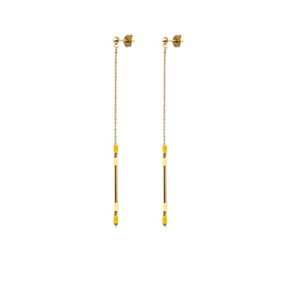 Boucles d'oreilles Alexandra Mimosa