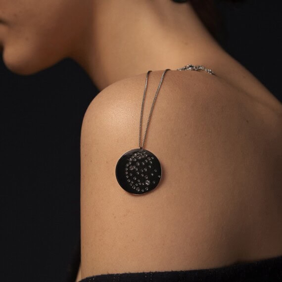 Collier Nouvelle Lune argent – Image 2