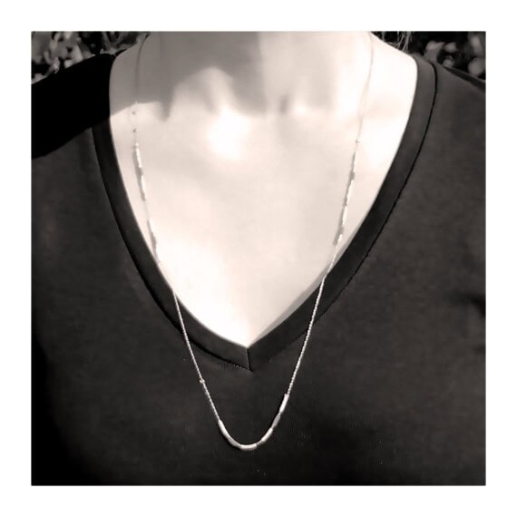 Collier long Alexandra Corail – Image 2