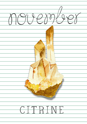 novembre : citrine