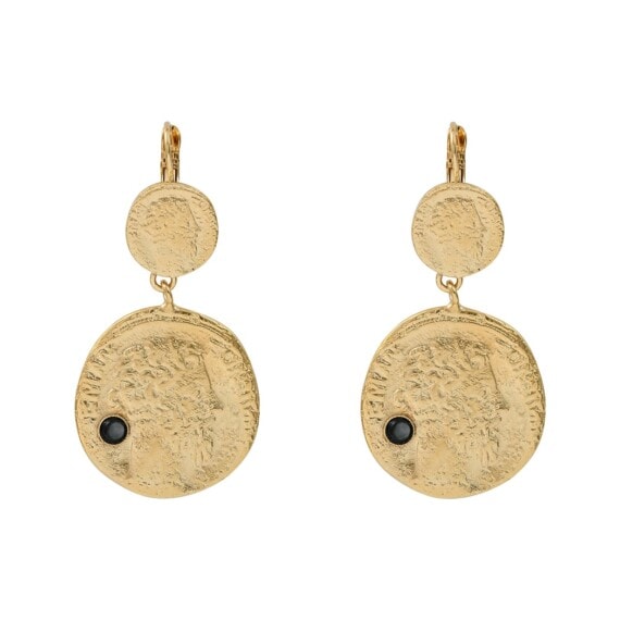 boucles d'oreilles antiques chez poisson plume. des créations Dear Charlotte