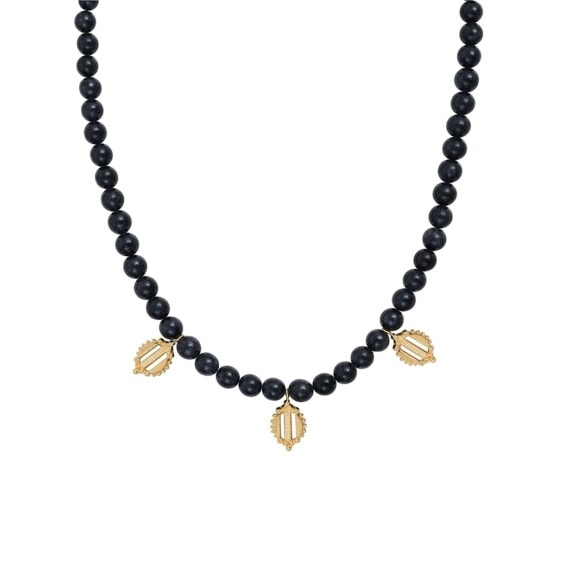 Collier pampilles onyx Dear Charlotte Paris