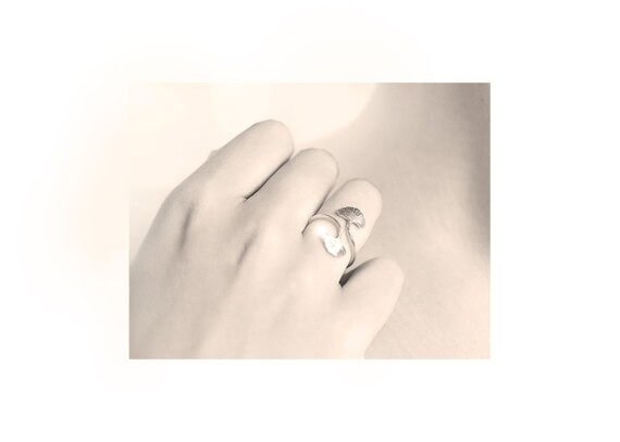 Bague abricotier d'argent – Image 2