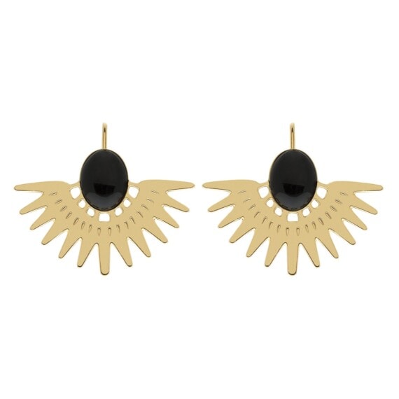 Boucles cuzco agate noire laeti trema