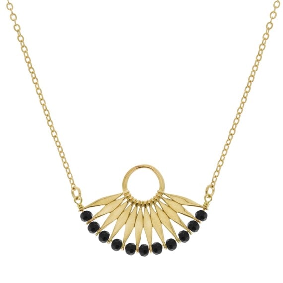 collier plumes awa noir de laeti trema chez poisson plume