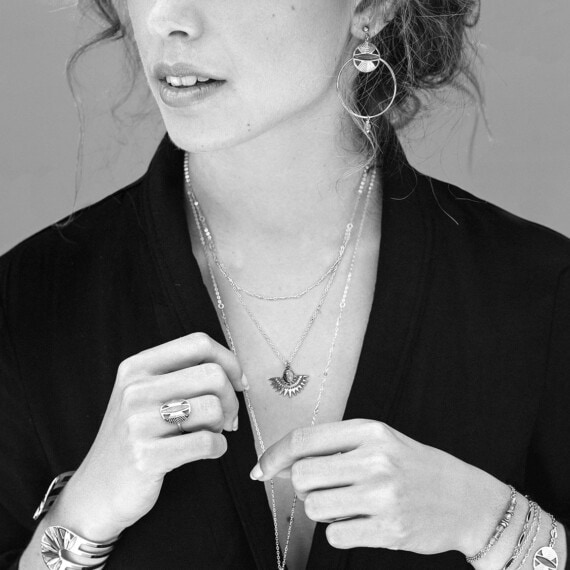 Collier de créateur bohème chic