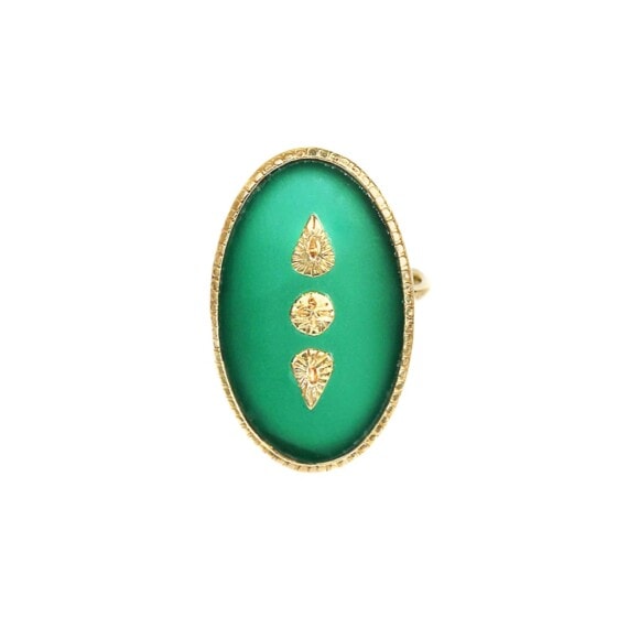 Bague Lana Onyx Vert Be Maad créations