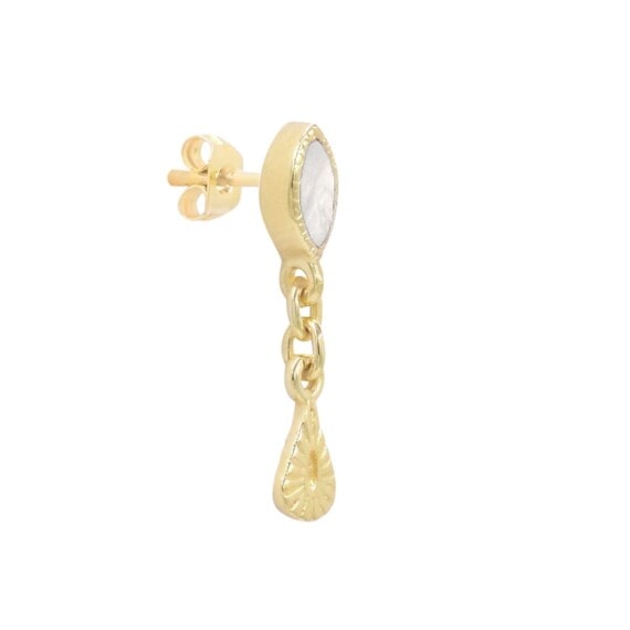 Boucles pendantes nala pierre de lune 1
