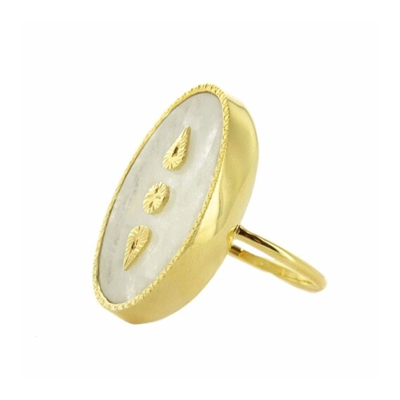 Bague Lana Pierre de Lune Be Maad chez Poisson Plume bijoux