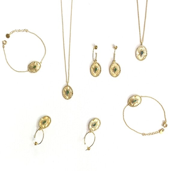 Collection de bijoux verine émeraude - Louise hendricks chez poisson plume bijoux