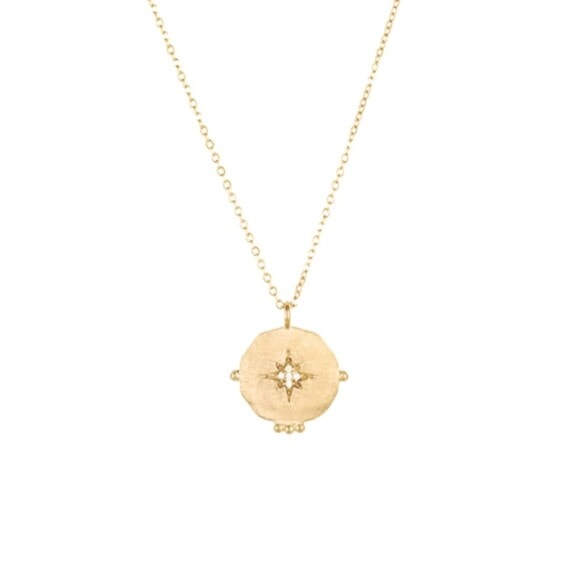 collier medaille venus etoile dore or fin chez poissonplume