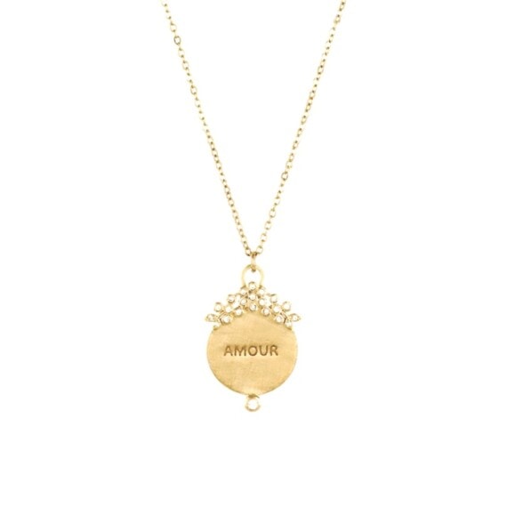 Collier médaille amour déclaration