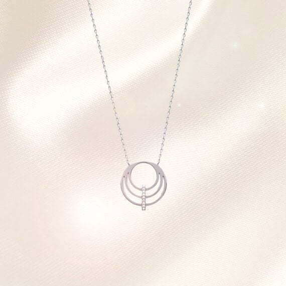 collier argent 3 rivieres