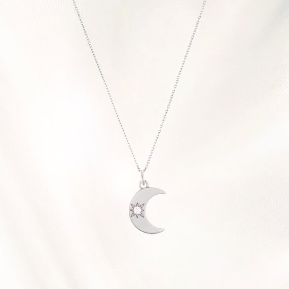 collier lune poissonplume bijoux
