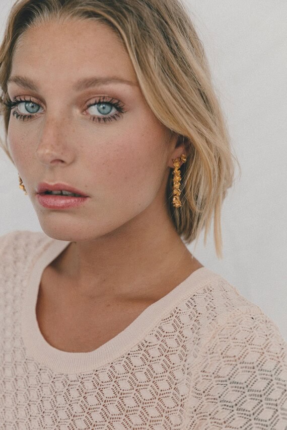 boucles d'oreilles Racine Elise Tsikis